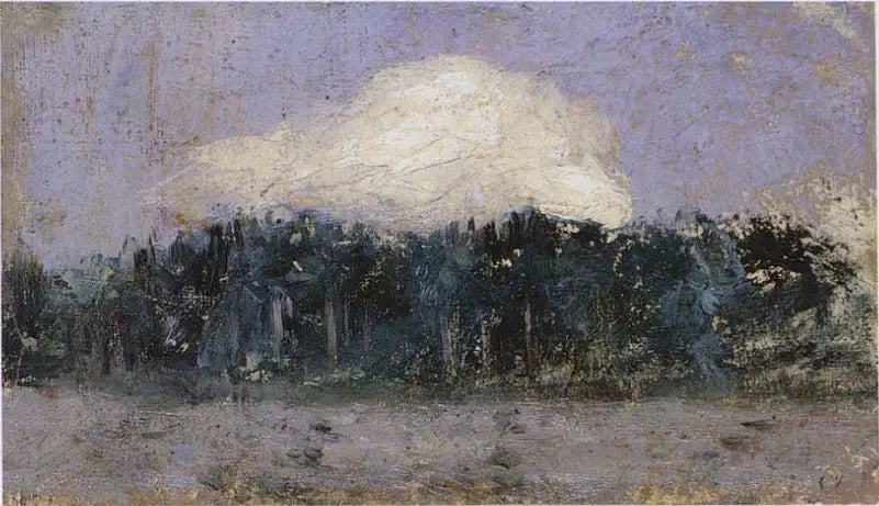 Valkoinen pilvi metsän yllä - Édouard Vuillard