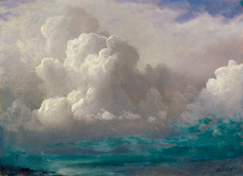 Sähkypilvet - Albert Bierstadt