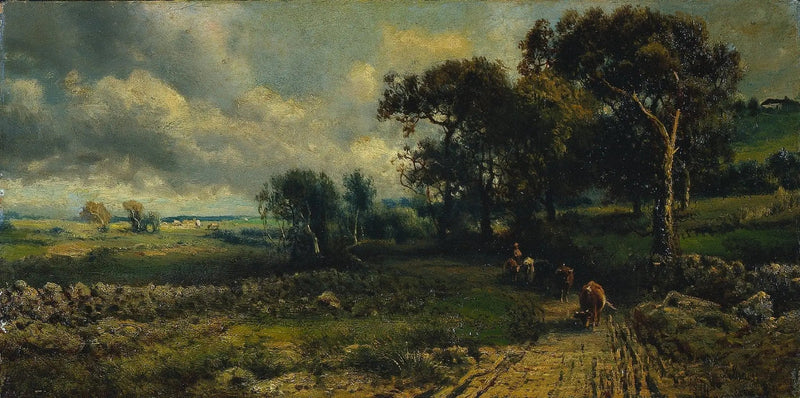 Lämmin pilvinen - George Inness