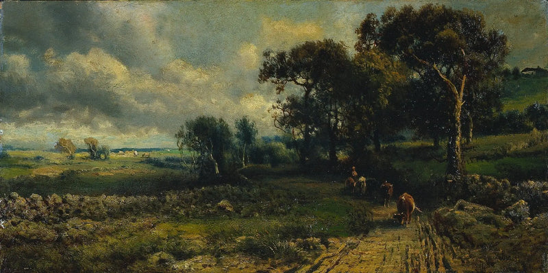 Lämmin pilvinen - George Inness