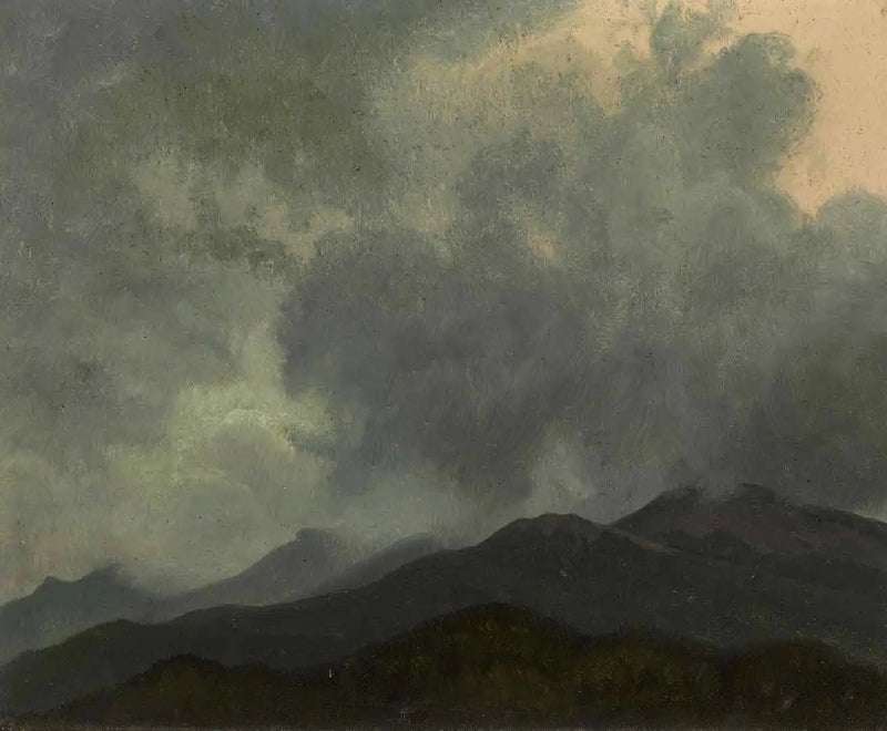 Myrskyiset pilvet, Valkoiset vuoret, New Hampshire - Albert Bierstadt
