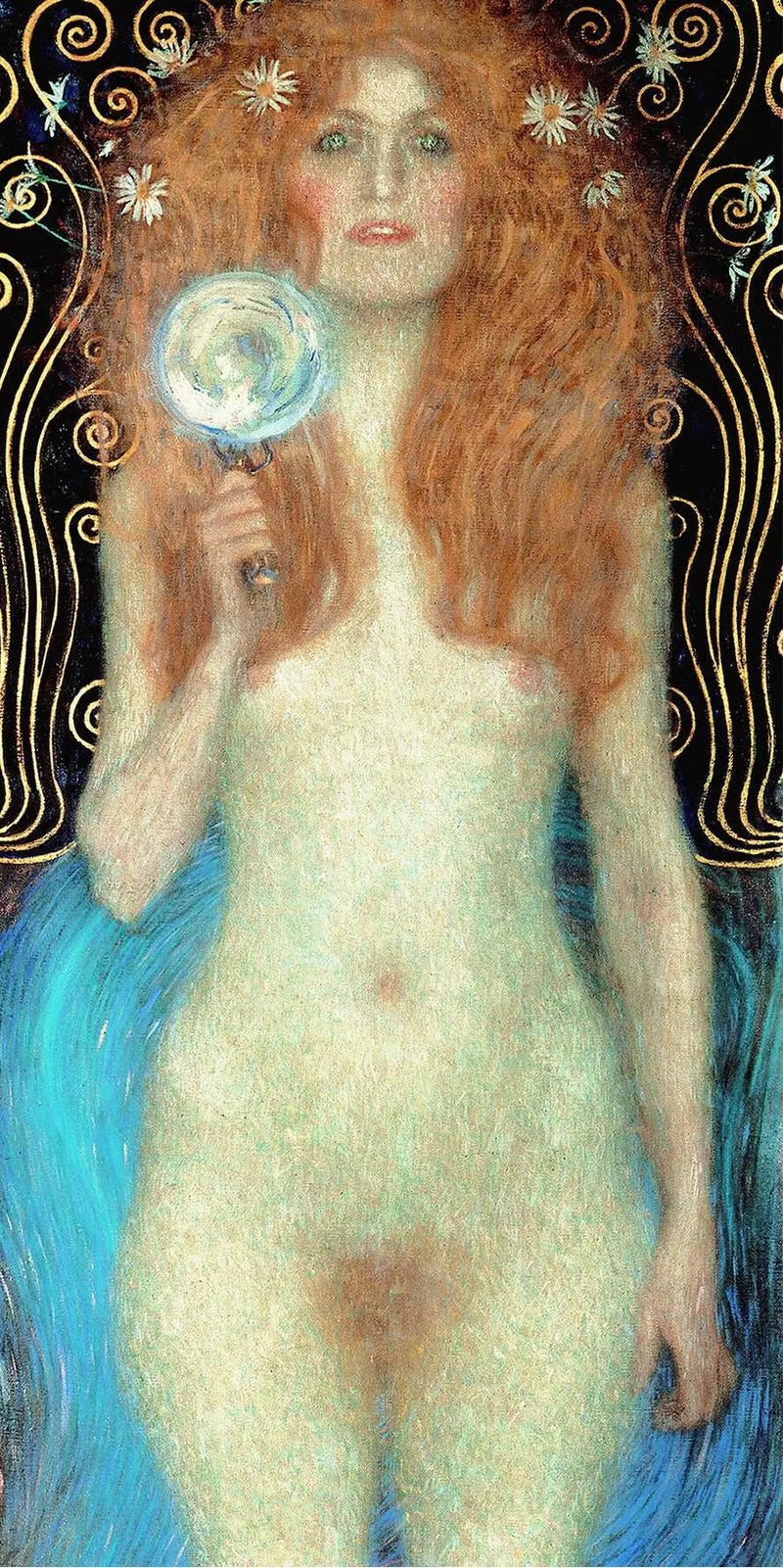 Nuda Veritas (yksityiskohta) - Gustav Klimt