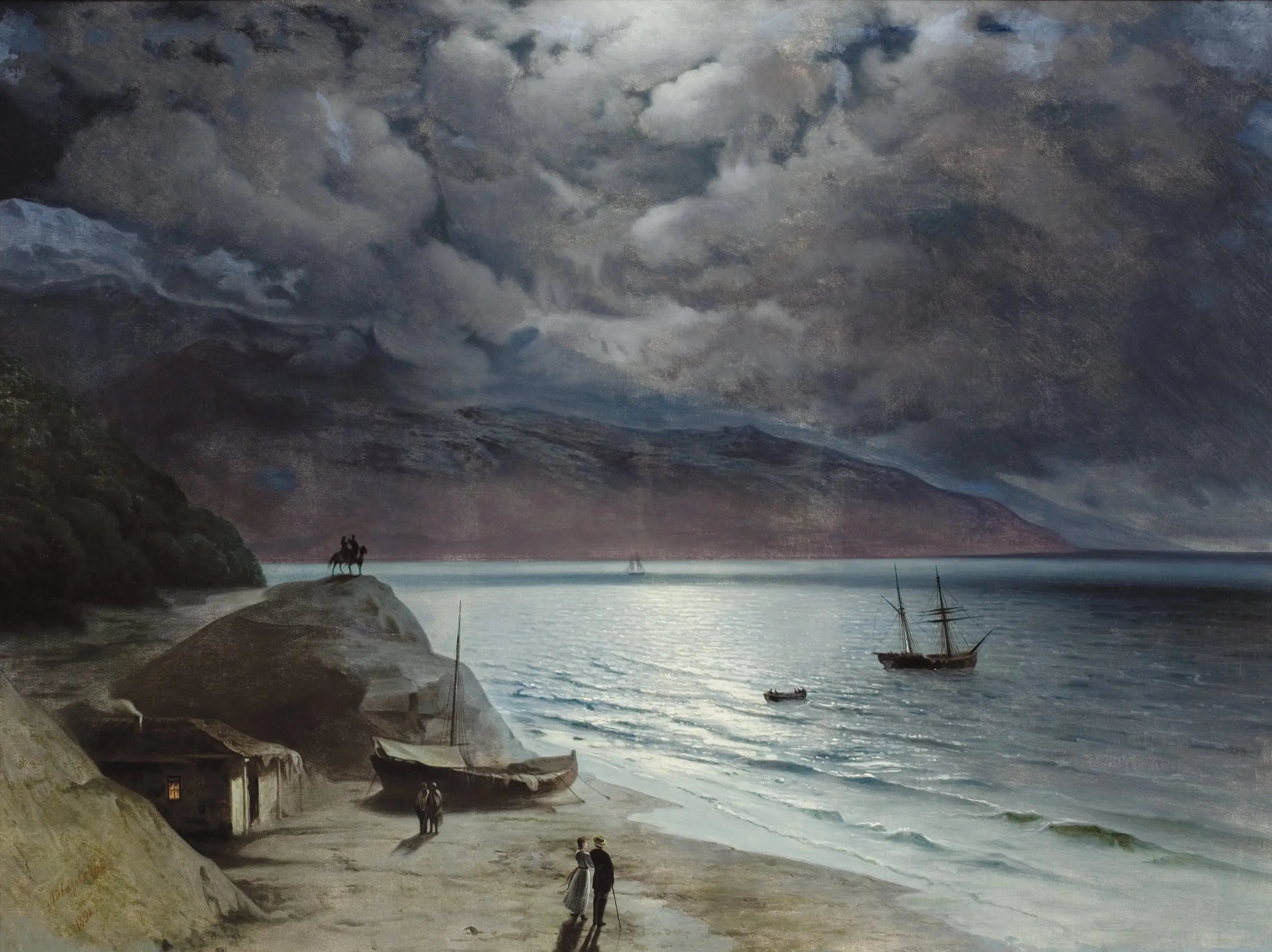 Nuit à Gurzof - Ivan Aïvazovski - Alpha Reproduction