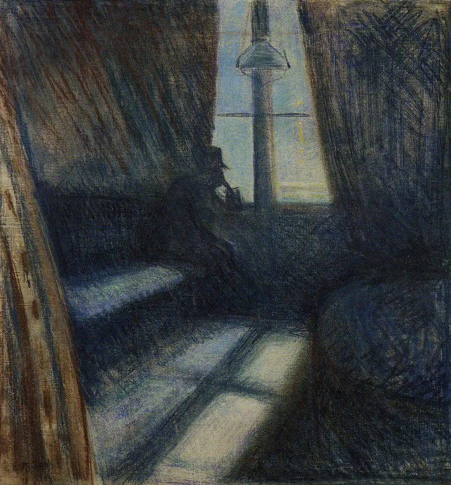Yö Saint-Cloudissa - Edvard Munch