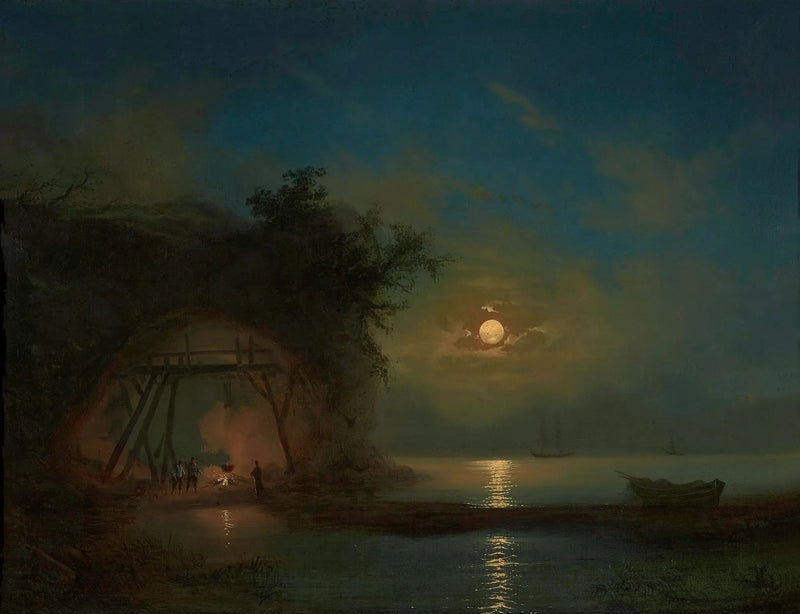 Yö kuunvalossa - Ivan Aïvazovski