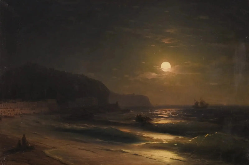 Yö kuunvalossa - Ivan Aïvazovski