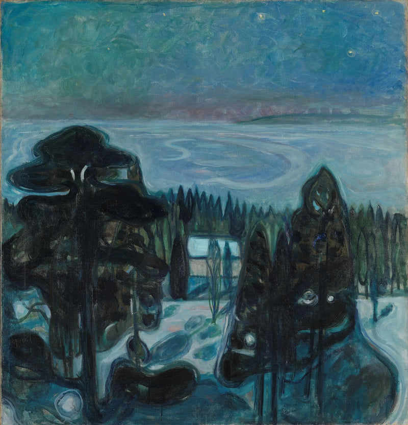 Valkoinen yö - Edvard Munch