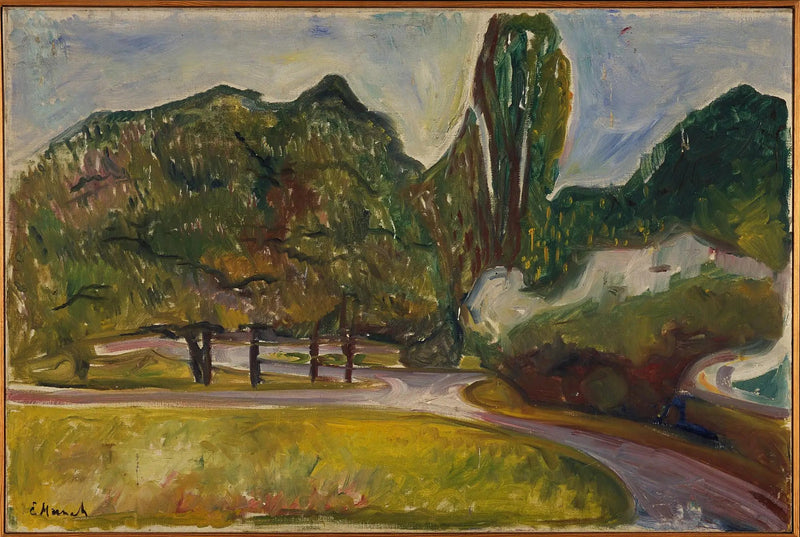 Kesäyö Studenterlundenissa - Edvard Munch