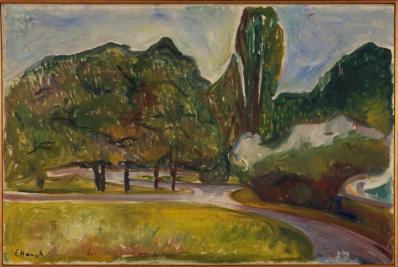 Kesäyö Studenterlundenissa - Edvard Munch