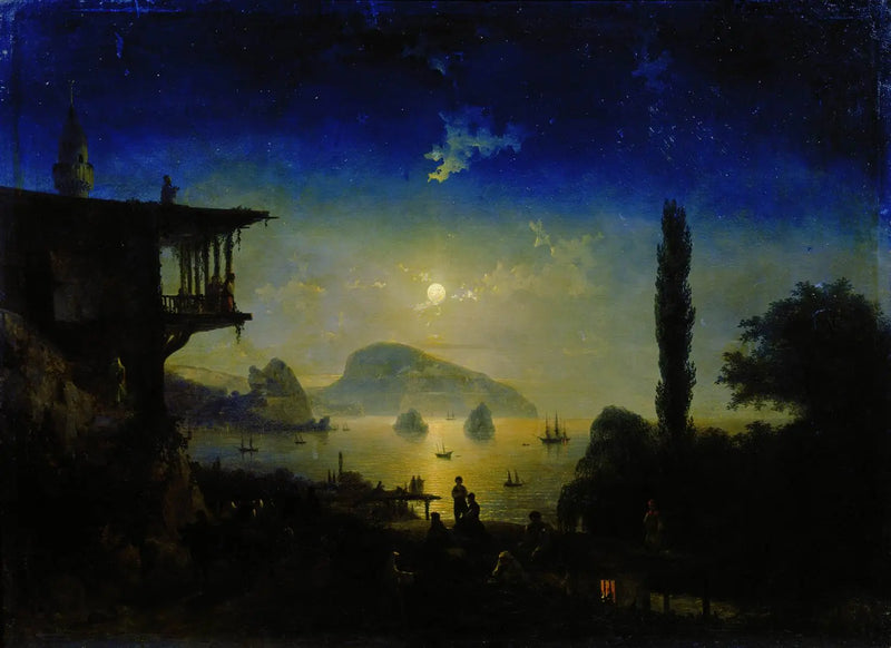 Kuun yö Krimillä, Gurzuf - Ivan Aïvazovski
