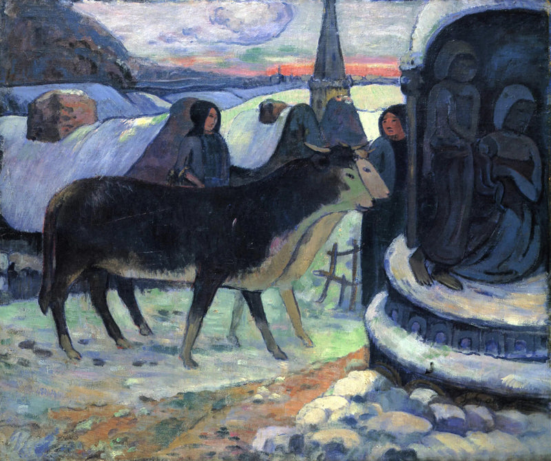 Jouluyö, Lehmien siunaus - Paul Gauguin