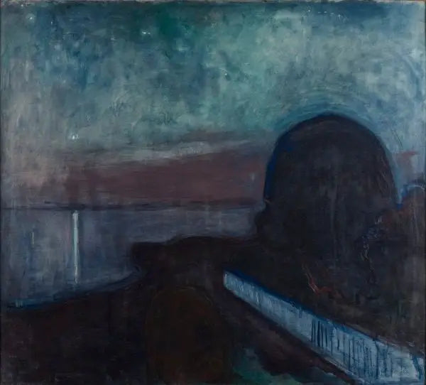 Tähtikirkas yö - Edvard Munch