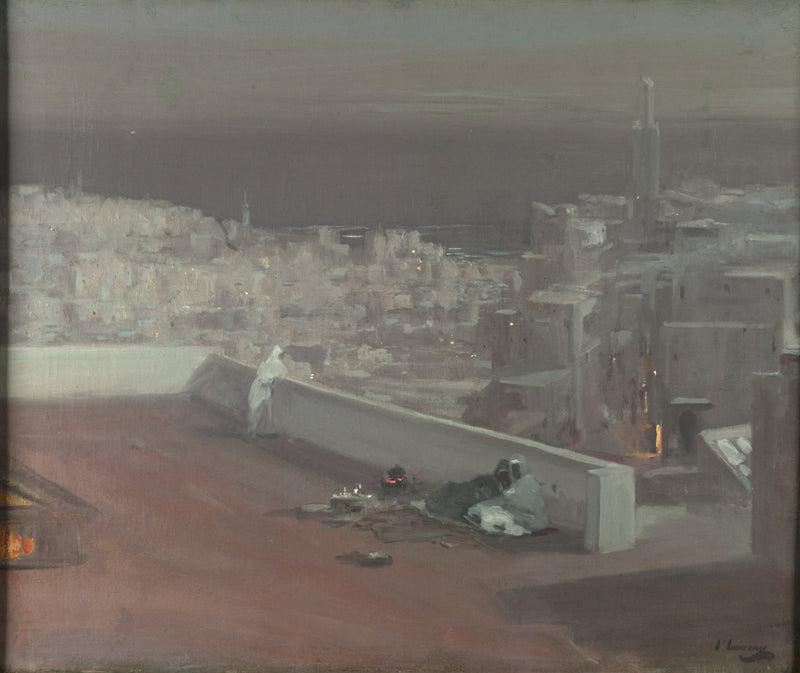 Yö, Tanger - John Lavery