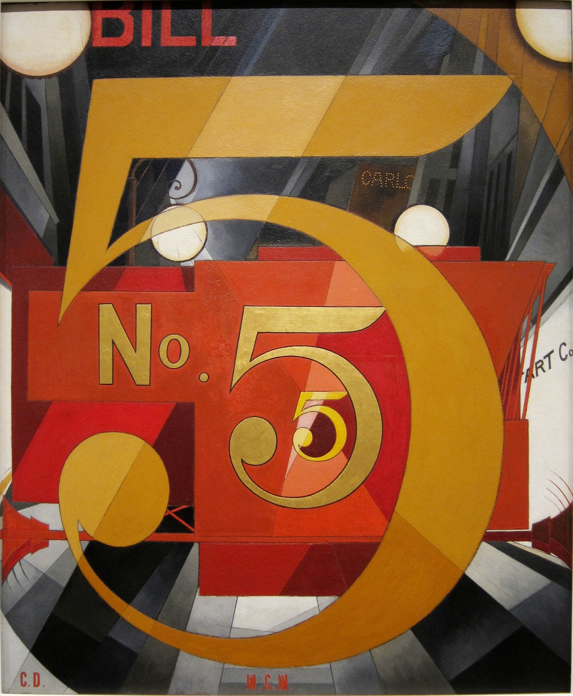 I Saw the Figure 5 in Gold - Charles Demuth