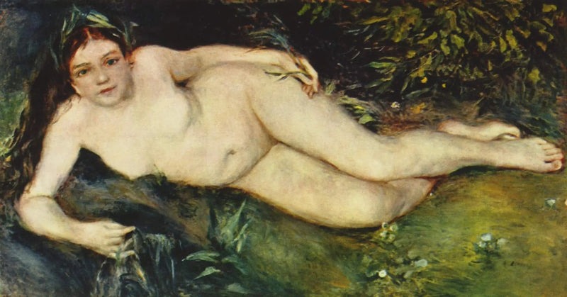 Nymfi lähteellä - Pierre-Auguste Renoir