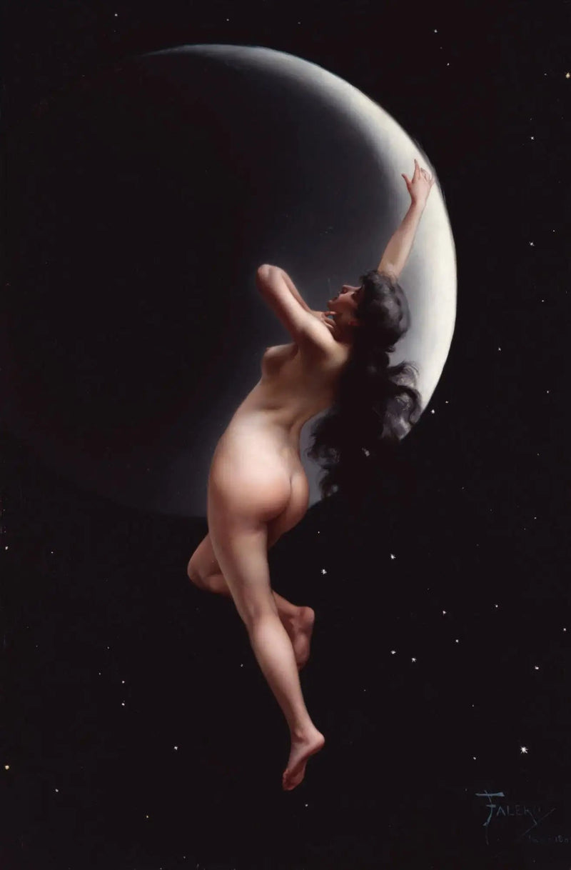 Kuun Nymfi - Luis Ricardo Falero