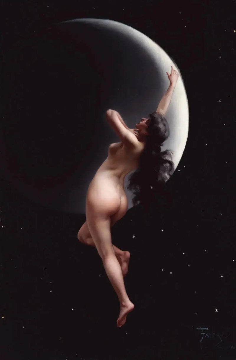 Kuun Nymfi - Luis Ricardo Falero
