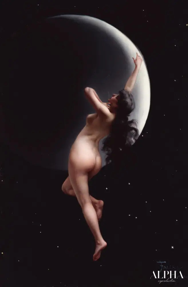 Nymphe de la lune - Luis Ricardo Falero - Reproductions de tableaux et peintures haut de gamme