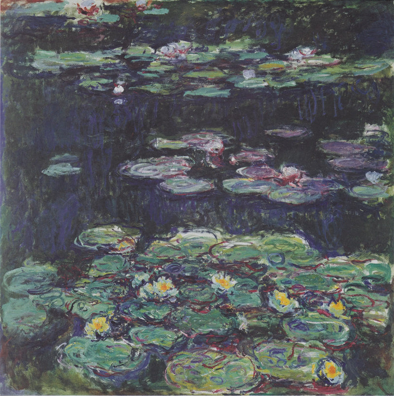 Valkoiset ja keltaiset lumpeet - Claude Monet
