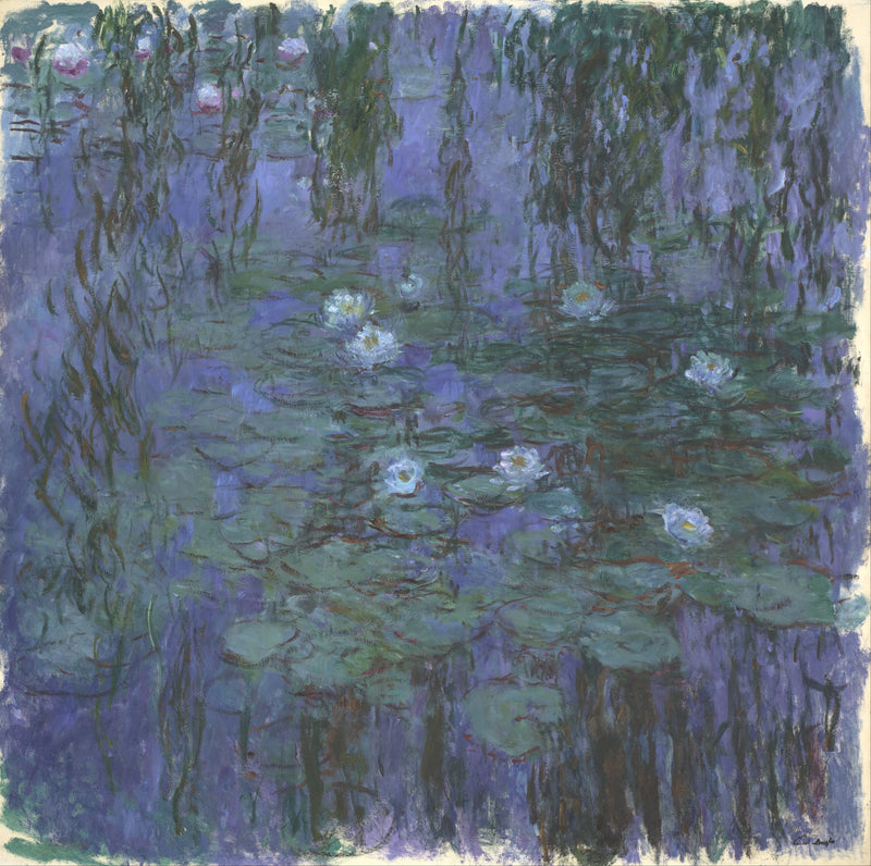 Blue Water Lilies, Musée d'Orsay W1853 - Claude Monet