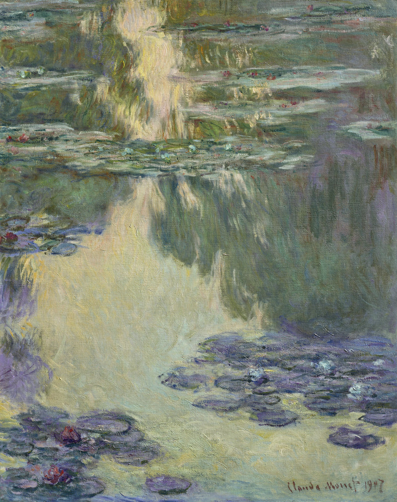 Vesililjat W1706, vanha Kawamura kokoelma - Claude Monet