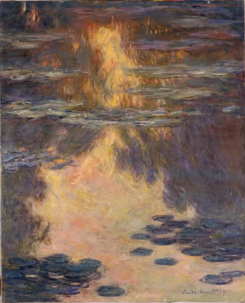 Vesililjat, Kuboso W1713 - Claude Monet