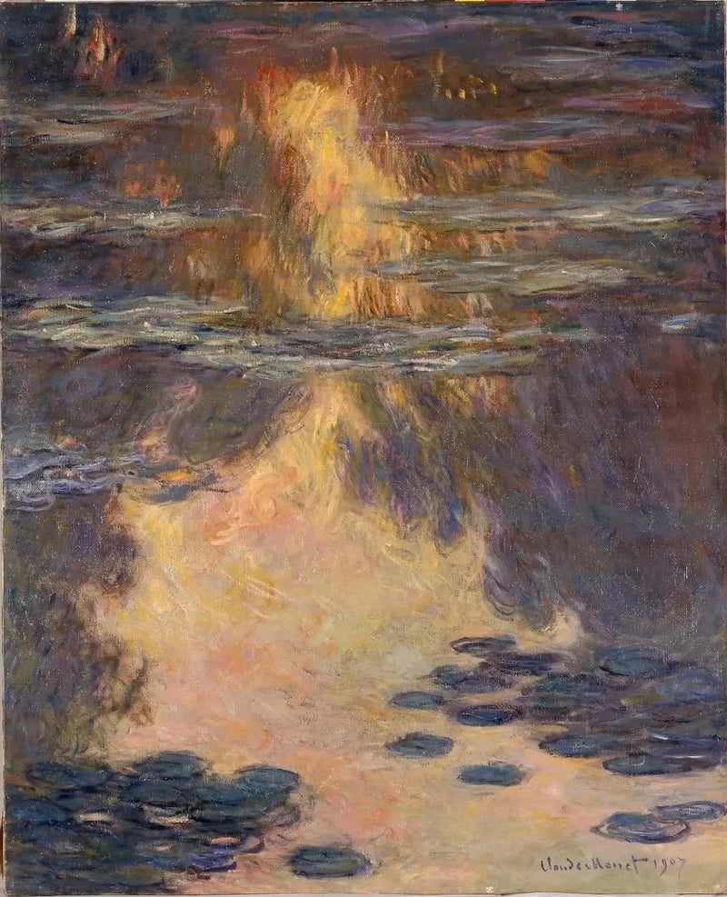 Vesililjat, Kuboso W1713 - Claude Monet