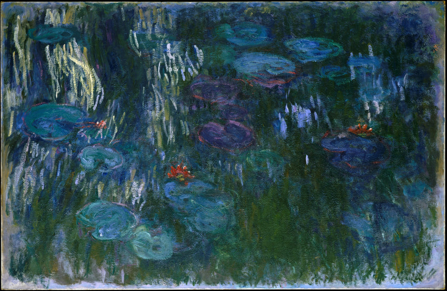 Nymphéas, sauvan heijastukset - Claude Monet