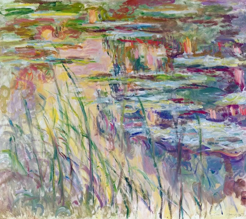 Vesililjat, heijastukset veteen W1718 - Claude Monet