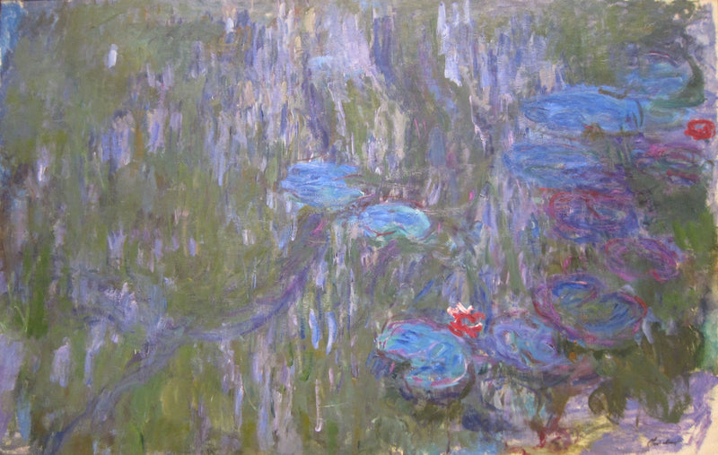 Vesililjat, itkevien pajujen heijastukset - Claude Monet