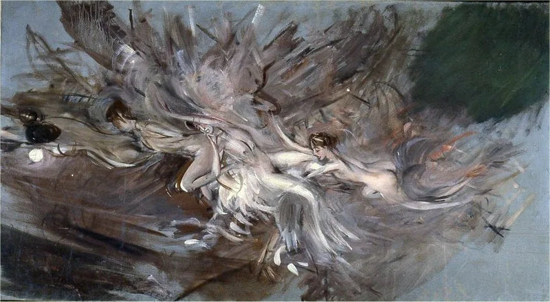 Nymfit kuunvalossa - Giovanni Boldini