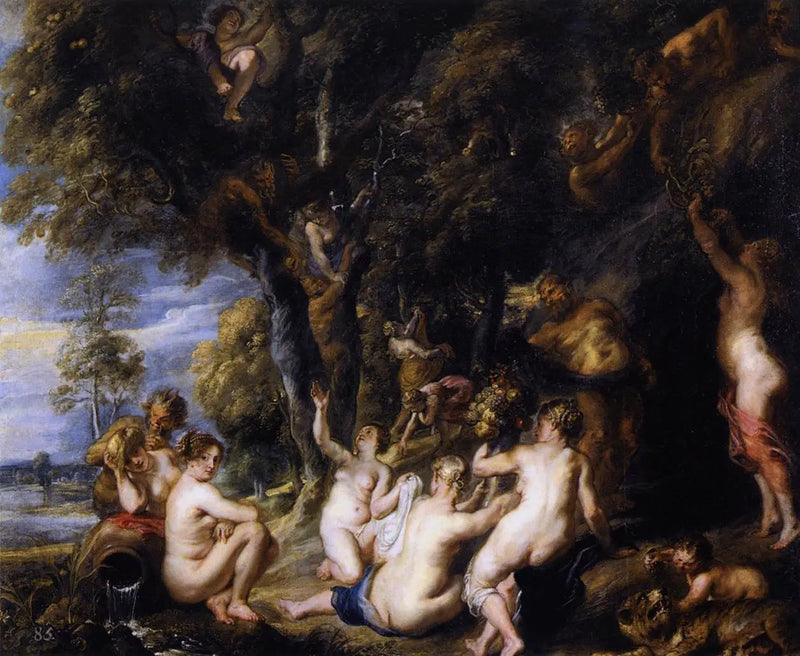 Nymfit ja satyyrit - Peter Paul Rubens