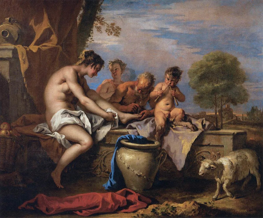 Nymfit ja Satyyrit - Sebastiano Ricci