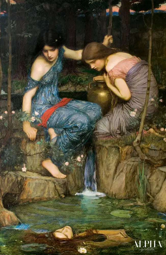 Nymphes trouvant la tête d’Orphée - John William Waterhouse Reproductions de tableaux à la peinture à l’huile