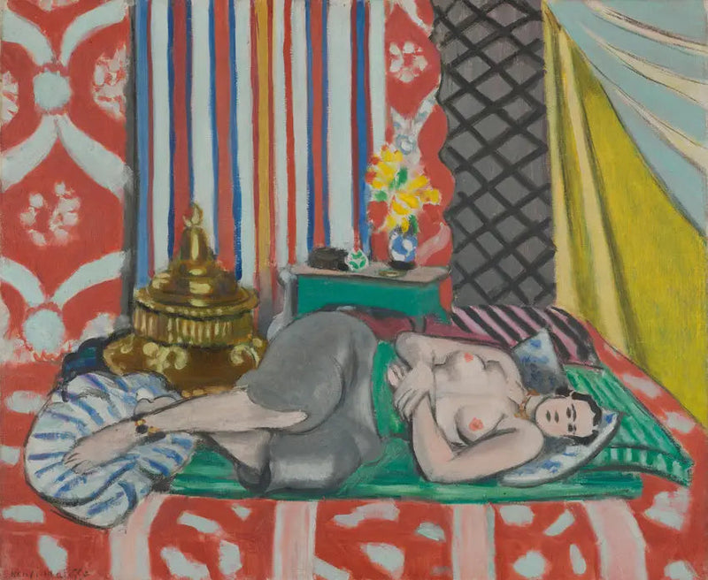 Harmaahousuinen odaliski - Henri Matisse