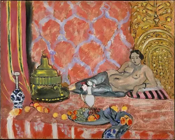 Harmaahousuinen odaliski - Henri Matisse