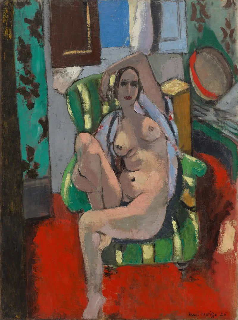 Odaliski tamburiinilla - Henri Matisse