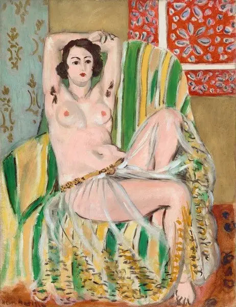 Ylösnostettujen käsien odaliski - Henri Matisse
