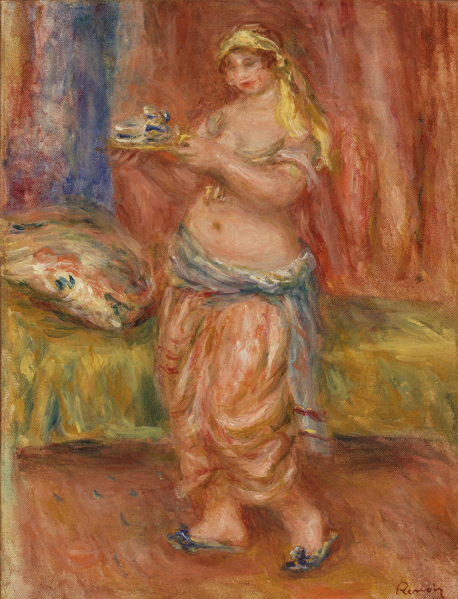 Teekannullinen odaliski - Pierre-Auguste Renoir