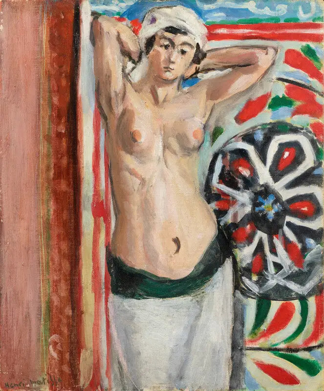 Ylösnostettujen käsien odaliski - Henri Matisse