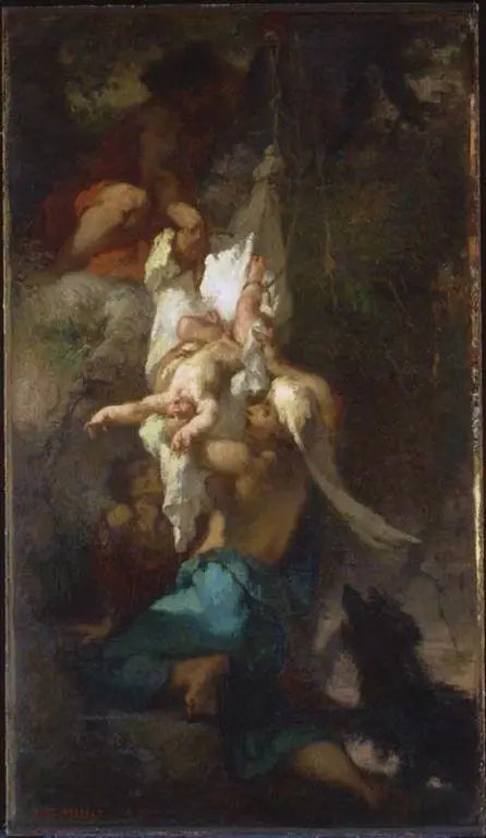 Œdipe puussa - Jean-François Millet