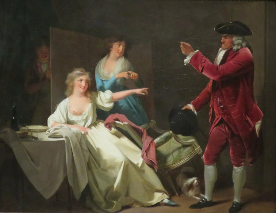 "Voi, mikä hullu!" - Louis-Léopold Boilly