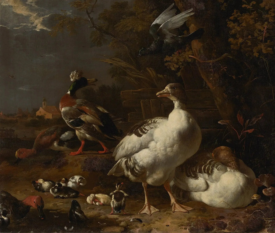 Sorsat ja ankat - Melchior de Hondecoeter