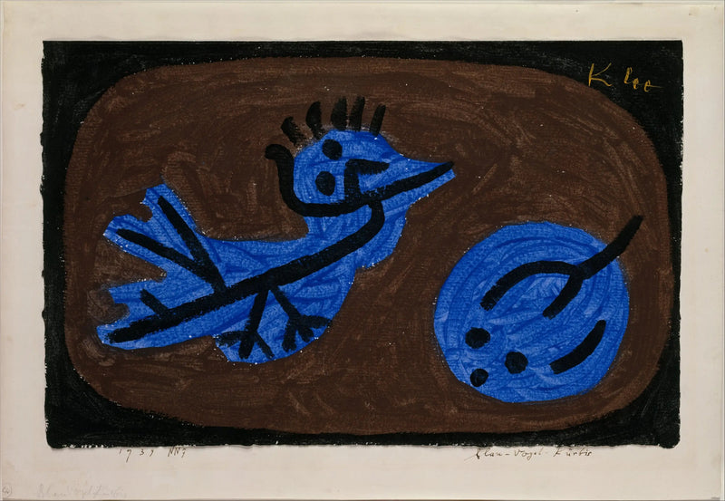 Sininen lintu - Paul Klee