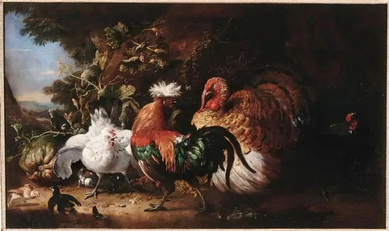 Kotieläinlinnut - Melchior de Hondecoeter
