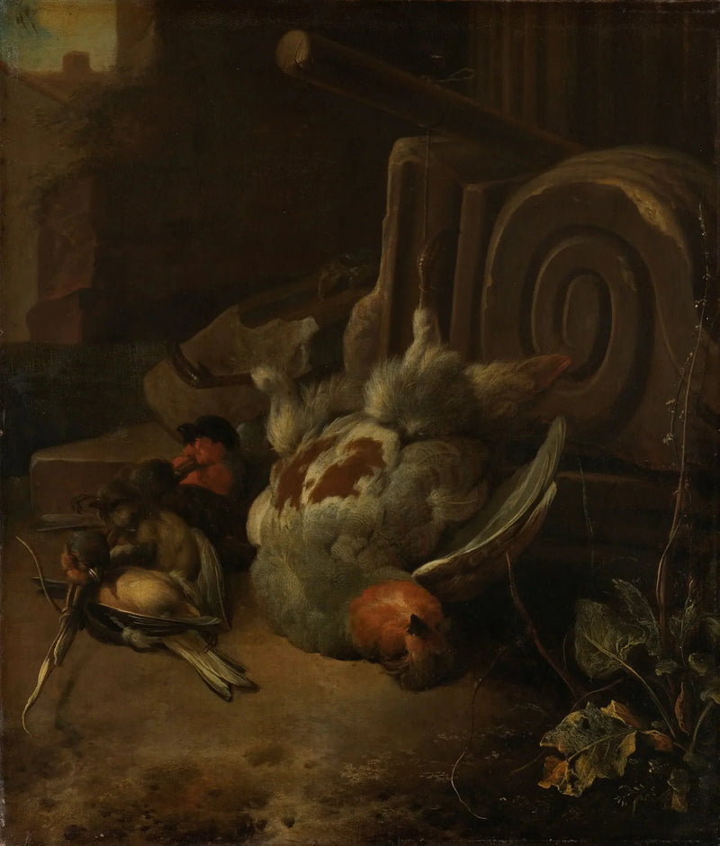 Kuolleet linnut - Melchior de Hondecoeter