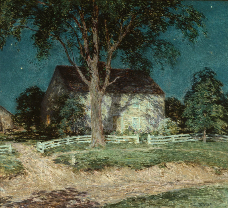 Vanha maatila Connecticut - Willard Metcalf