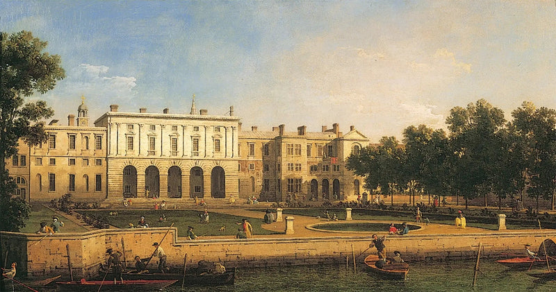 Old Somerset House Tamisen rannalta - Canaletto