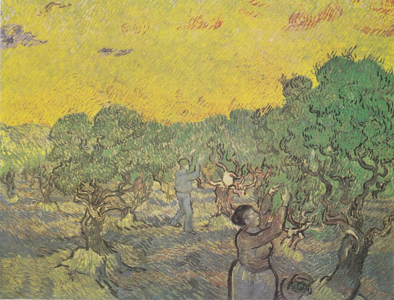 Oliivitarha keräilijäfiguureilla - Vincent van Gogh