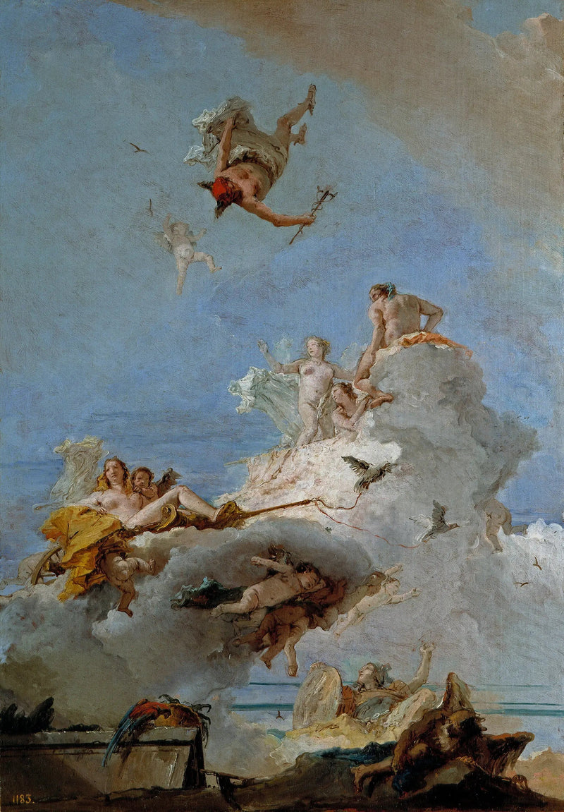 Olympe tai Venus-voiton - Giovanni Battista Tiepolo